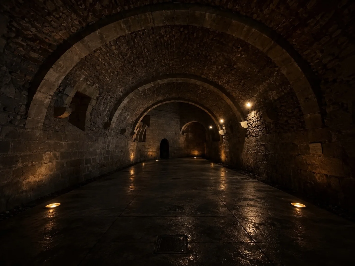 Estancia abovedada del Castillo de Mora de Rubielos